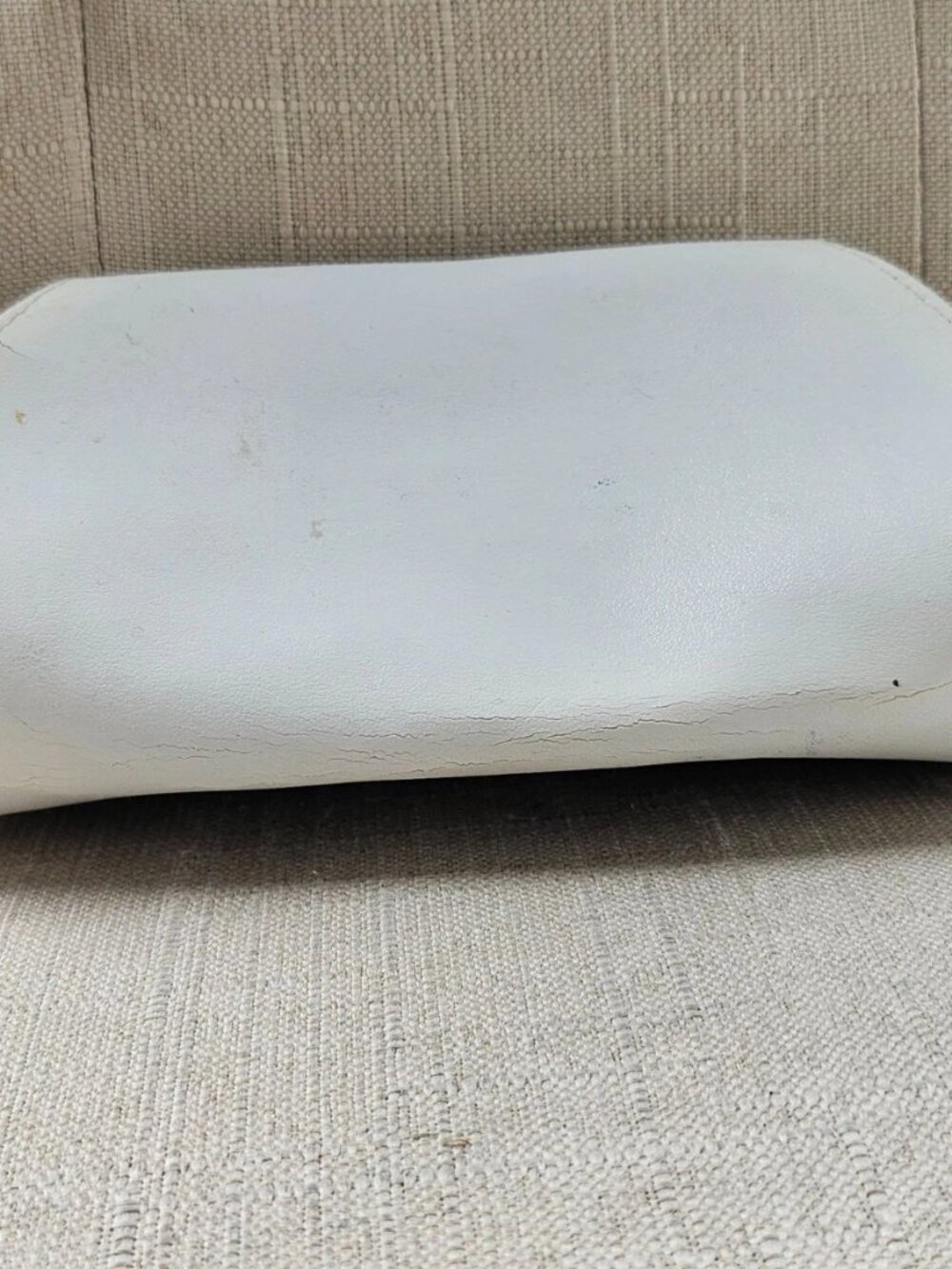 Vintage Dolce & Gabbana Eyeglasses Case White Leather Semi hard Case only - Picture 11 of 12